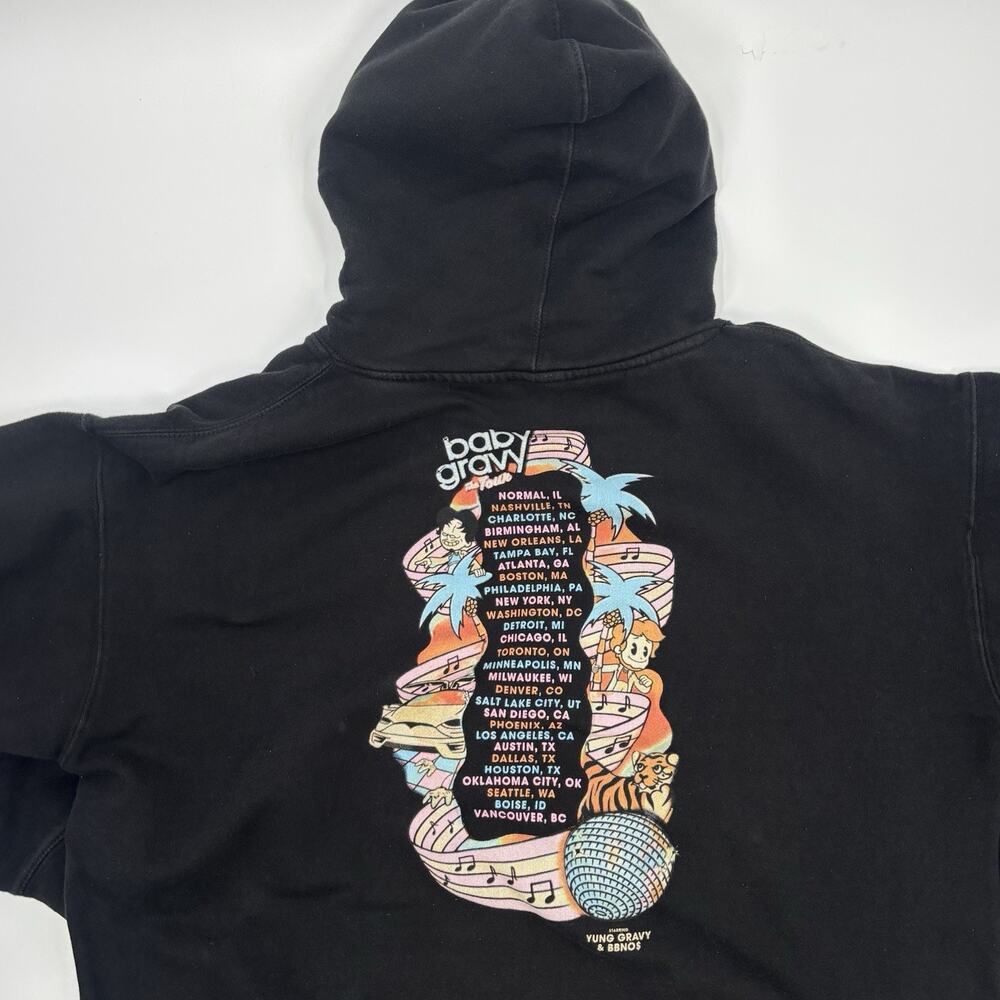 Baby Gravy 2021 The Tour Merch Hoodie Men’s 2xl Yung Gravy & Bbno$ View 3